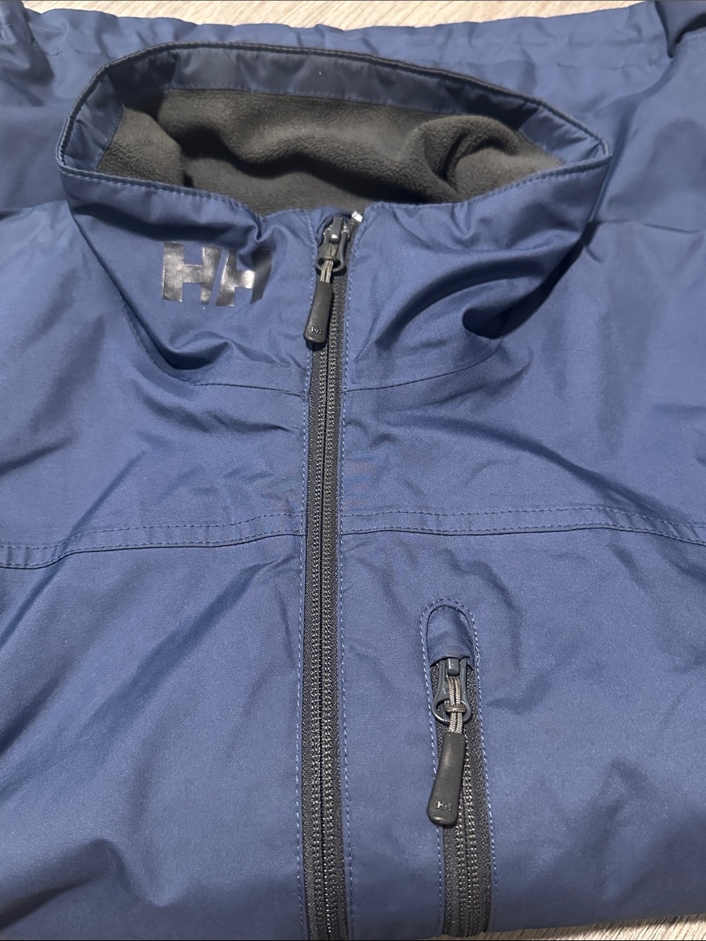 Helly Hansen Navy Blue Waterproof Rain Jacket - Picture 7 of 8